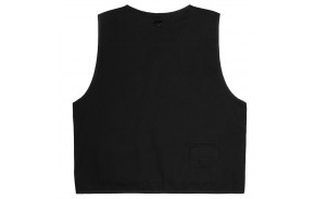 JACKER Sleeveless Jacket - Black  - back view