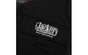 JACKER Sleeveless Jacket - Black  - logo zoom