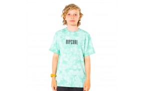 RIP CURL Origin Dyed - Aqua - T-shirt front view