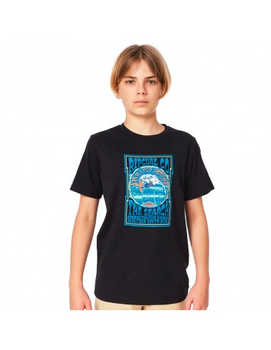 RIP CURL Snap - Black - T-shirt - front view