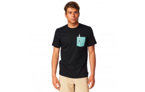 RIP CURL India Pocket - Black - T-shirt - front