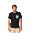 RIP CURL Inda Pocket - Noir - T-shirt