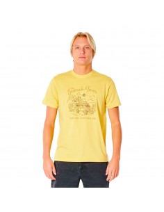 RIP CURL Drifter - Retro Yellow - T-shirt - vue de face