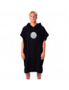 RIP CURL Icons - Negro - Poncho con capucha