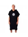 RIP CURL Icons - Nero - Poncho con cappuccio