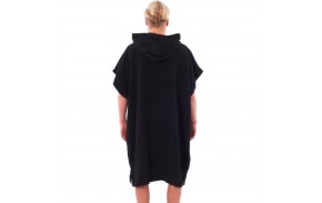 RIP CURL Icons - Black - Hooded Poncho - back view