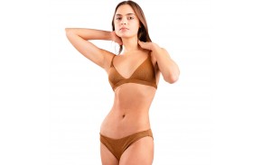 RIP CURL Playabella Good - Chocolat Brown - Bas de bikini culotte (femmes)