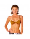 RIP CURL Playabella Balconette - Marrone cioccolato - Top bikini a balconcino