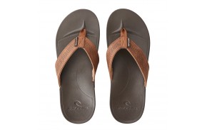 RIP CURL Soft Sand Open Toe - Marron - Tongs - vue de haut