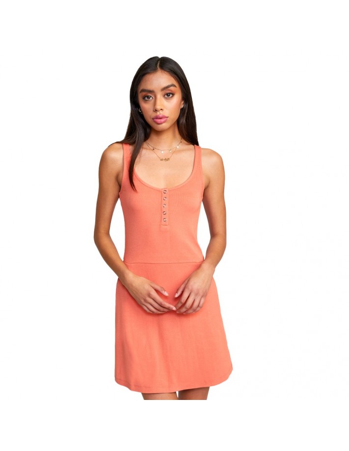 RVCA On repeat - Apricot - Dress - front view