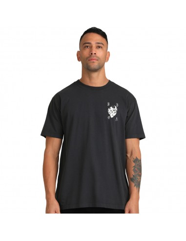 RVCA Cosmic - Black - T-shirt - front view