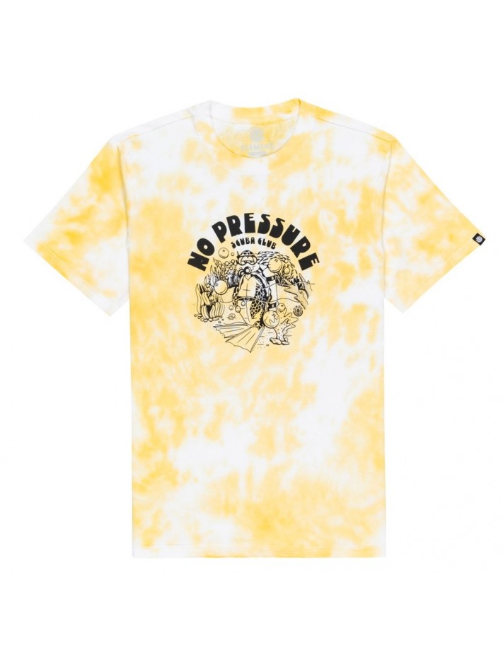 ELEMENT No Pressure - Cream Gold Tie - T-shirt