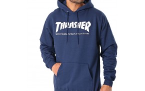 THRASHER Skate Mag - Navy - Hoodie