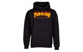 THRASHER Flame - Noir - Sweat à capuche