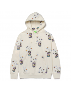 HUF Canned - Off White - Hoodie - front view