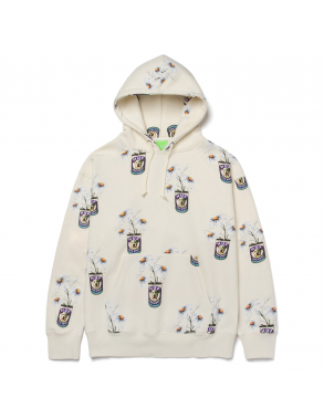 HUF Canned - Off White - Hoodie - front view