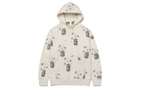 HUF Canned - Off White - Hoodie - front view
