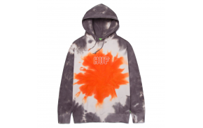 HUF High Dye - Orange - Hoodie - front view