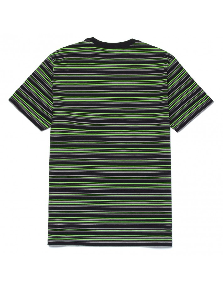 HUF Crown Stripe - Noir - T-shirt - vue de dos HUF Crown Stripe - Noir - T-shirt - vue de dos