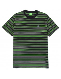 HUF Crown Stripe - Black - T-shirt - front