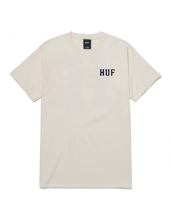 HUF Essential Classic - Natural - T-shirt - front