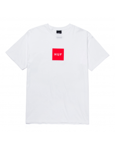 HUF Essential Box Logo - Blanc - T-shirt - vue de face