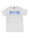 THRASHER Flame - Gris ceniza - Camiseta