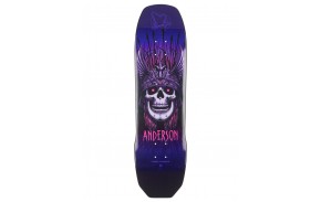 POWELL PERALTA Andy Anderson Heron Purple 8.45" - Plateau de Skateboard
