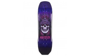 POWELL PERALTA Andy Anderson Heron Purple 8.45" - Plateau de Skateboard