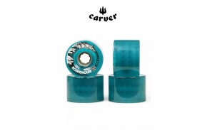 CARVER Roundhouse Mag 65 mm 81a - Aqua - Roues de longboard - Set de 4