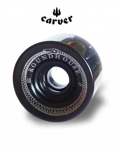 CARVER Roundhouse Mag 68 mm 78a + Roulements - Roues de longboard