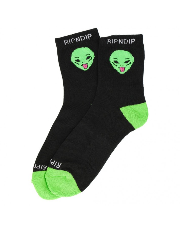 RIP N DIP We Out Here - Black -  Socks