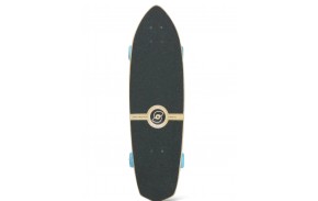 SMOOTHSTAR Barracouda 30" Blue - Surfskate complet - Grip