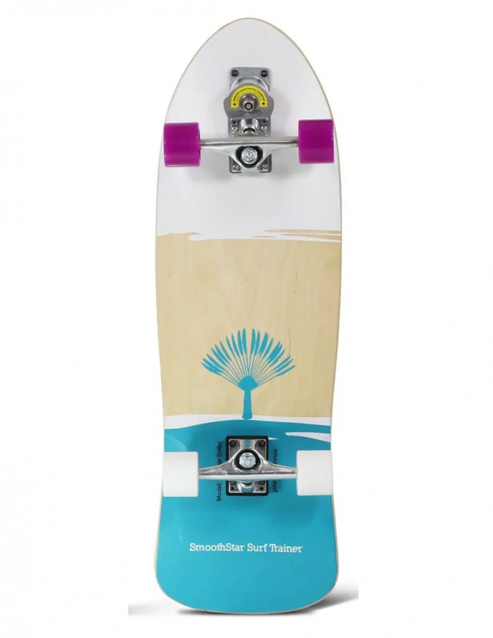 SMOOTHSTAR Johanne Defay 32.5" Teal & White - Complete Surfskate