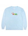 RIPNDIP Summer Break - Light Blue Mineral Wash - Long Sleeve T-Shirt