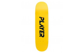 Deck for skateboard PLAYER Yellow 8.38