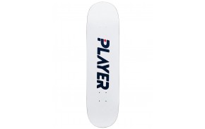 Deck for skateboard PLAYER White 8.25
