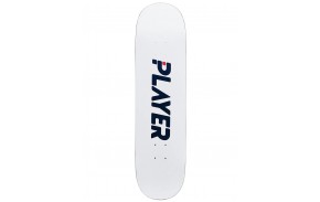 Deck for skateboard PLAYER White 8.25