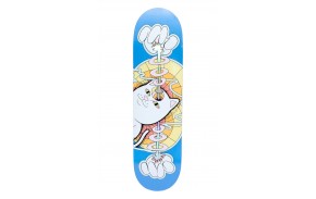 RIPNDIP Mind Control 8.25" Bleu - Plateau de Skateboard - vue de dessus