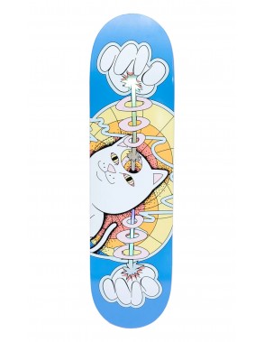 RIPNDIP Mind Control 8" Bleu - Plateau de Skateboard - vue de dessus