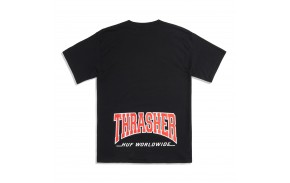 HUF x Thrasher High Point - Black - T-shirt - back