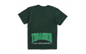 HUF x Thrasher High Point - Green - T-shirt - back