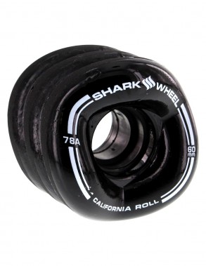 Roues de longboard SHARK WHEELS California Rolls Noir