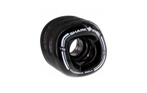 Roues de longboard SHARK WHEELS California Rolls Noir