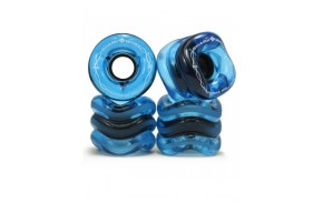 Roues de longboard Shark Wheels Bleu transparentes