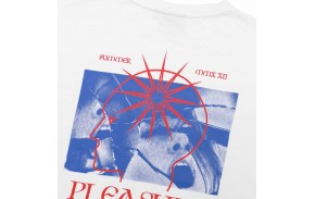 JACKER Pleasure - White - T-shirt - back zoom