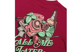 JACKER Call Me Later - Fushia - T-shirt - back zoom