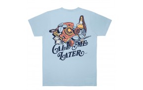 JACKER Call Me Later - Baby Blue - T-shirt - back view