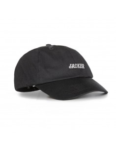 JACKER Team Logo - Black - Cap - front view