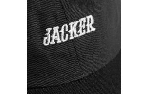 JACKER Team Logo - Noir - Casquette - logo zoom